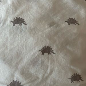 Pottery Barn dinosaur crib sheet
